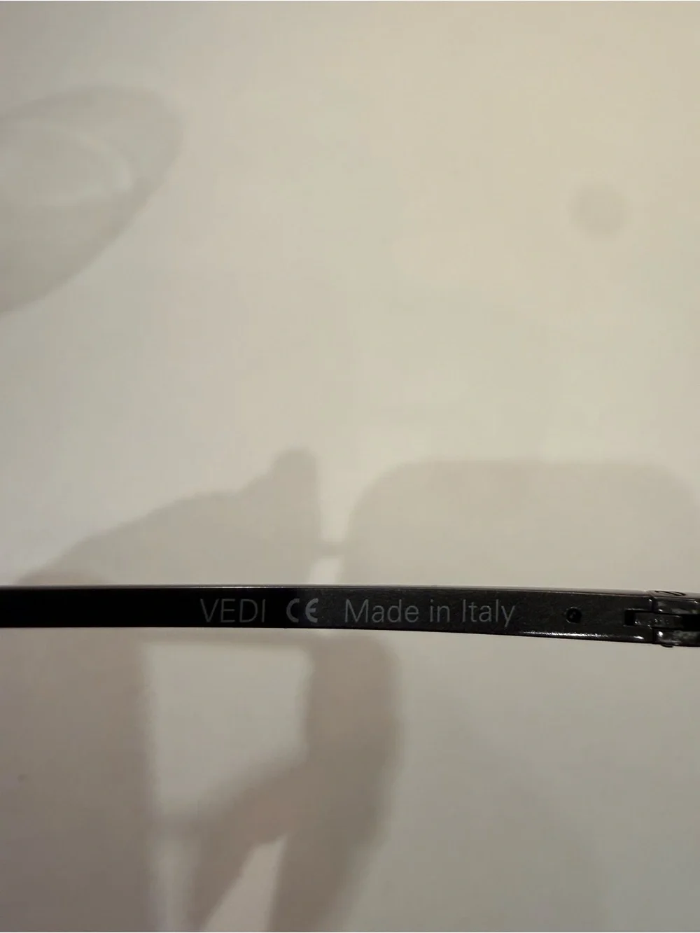 Like New Serengeti Black Metal Framed Polarized Sunglasses Arm (Model 6952)